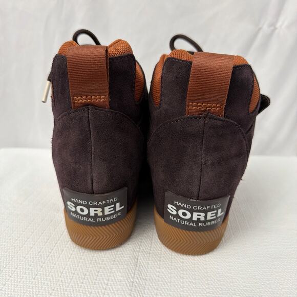 Sorel Out N About III Mid Wedge Boots Womens Size 9.5 Brown Shoes - Picture 4 of 11